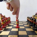 Khokhloma chess game