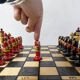 Khokhloma chess game