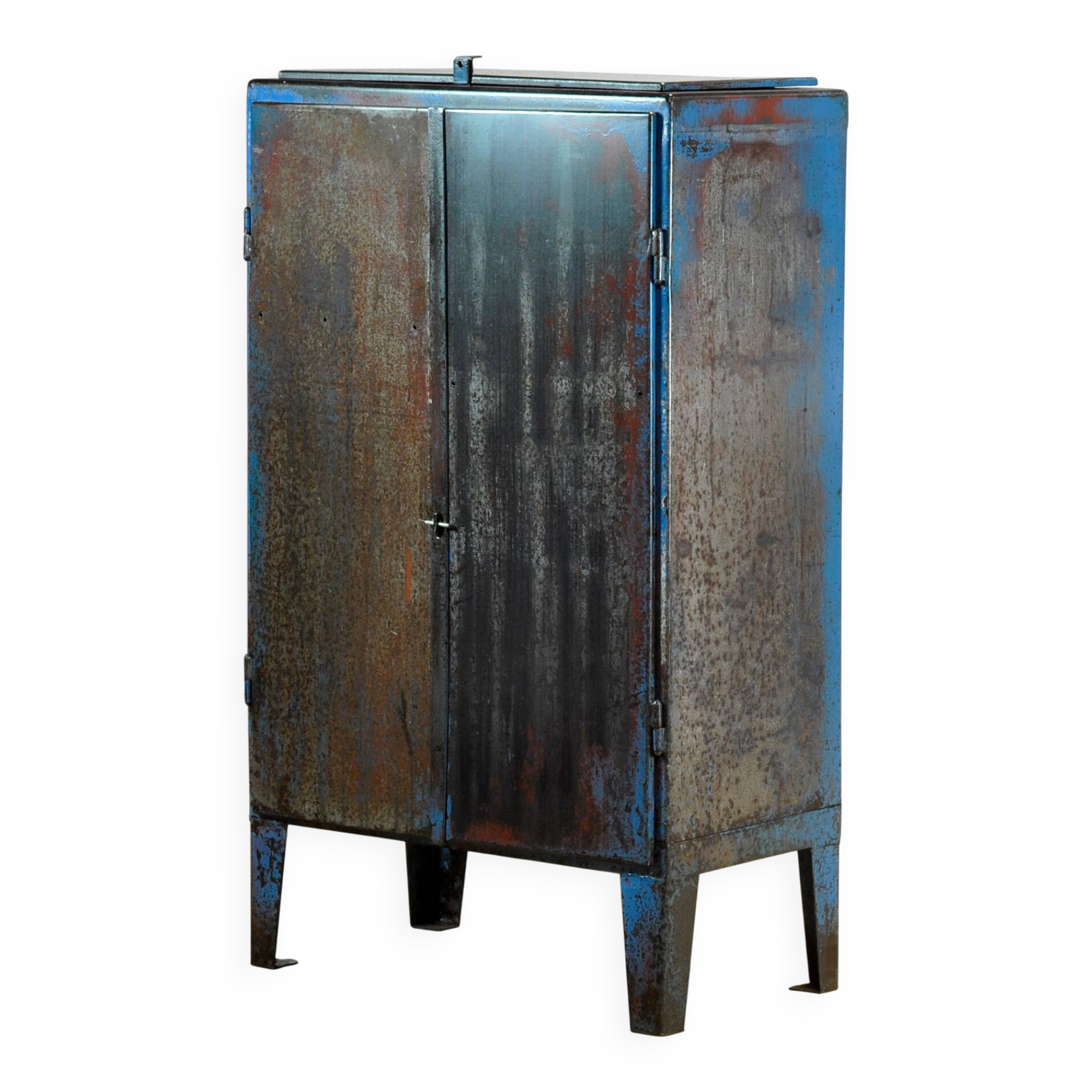 Iron industrial cabinet, 1970s