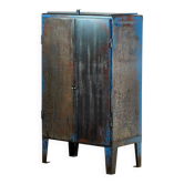 Armoire industrielle en fer, années 1970