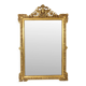 Miroir biseauté doré français antique XL