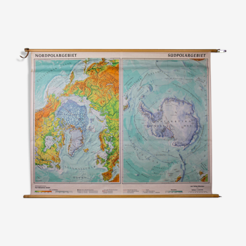 Displays educational north pole, south pole 1969