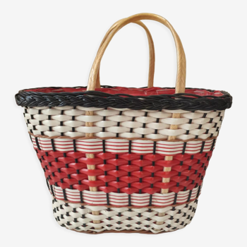 Vintage scoubidou basket