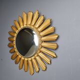 Vintage sunburst mirror, 1960s