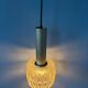Mid-Century Crystal Glass Pendant