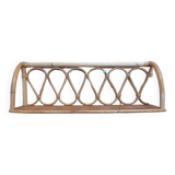 Rattan shelf