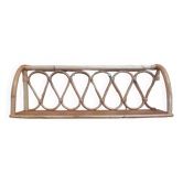 Rattan shelf