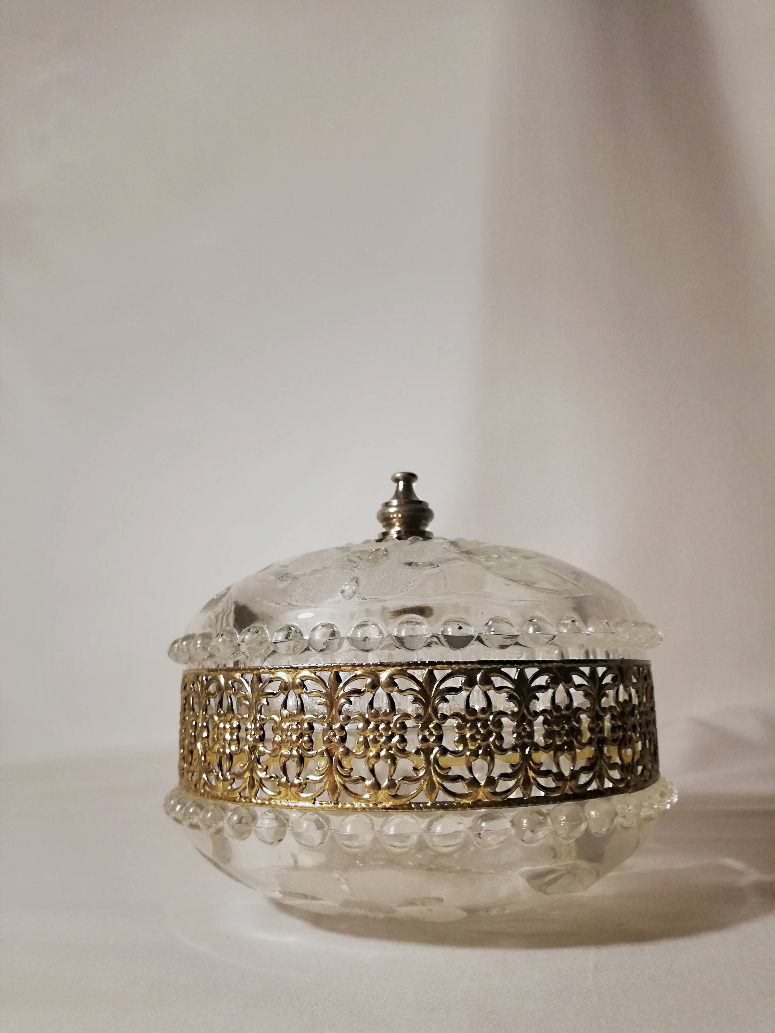 Crystal Art Deco Box