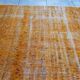 Tapis vintage orange surteint
