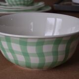 Salins salad bowl, green Croisette model