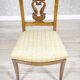 Set of 2 Ash Chairs in White Upholstery, 1950s