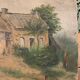 Oil painting on panel