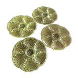4 oyster plates