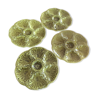 4 oyster plates