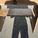 Console - antique solid wood side table with drawer