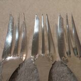 Christofle America silver plated serving or stewing fork