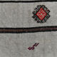 6x12 Gray & Black Modern Hemp Rug, 184x379Cm