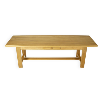 Solid elm dining table