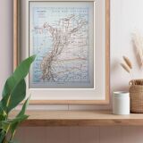 Imprimée en 1887, Colombie et Equateur.