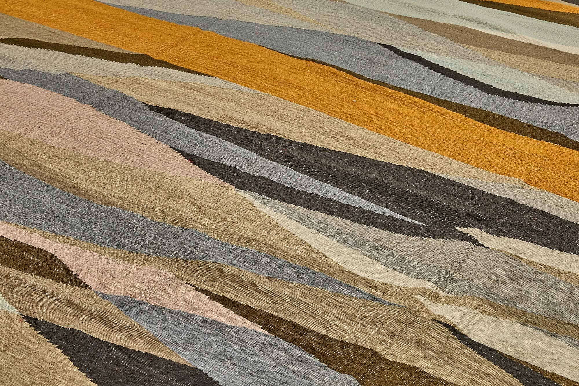 Contemporary Tribal Decorative Kilim 317 cm x 433 cm