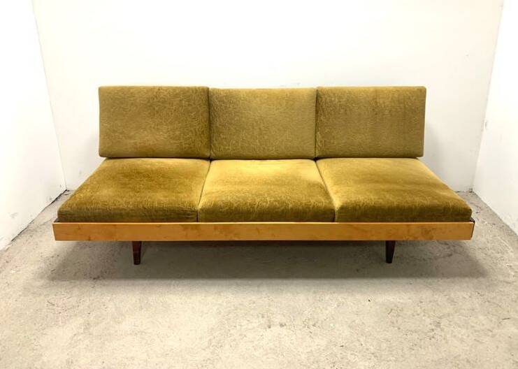 Jitona sofa bed, vintage czech 1960s