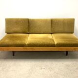 Jitona sofa bed, vintage czech 1960s