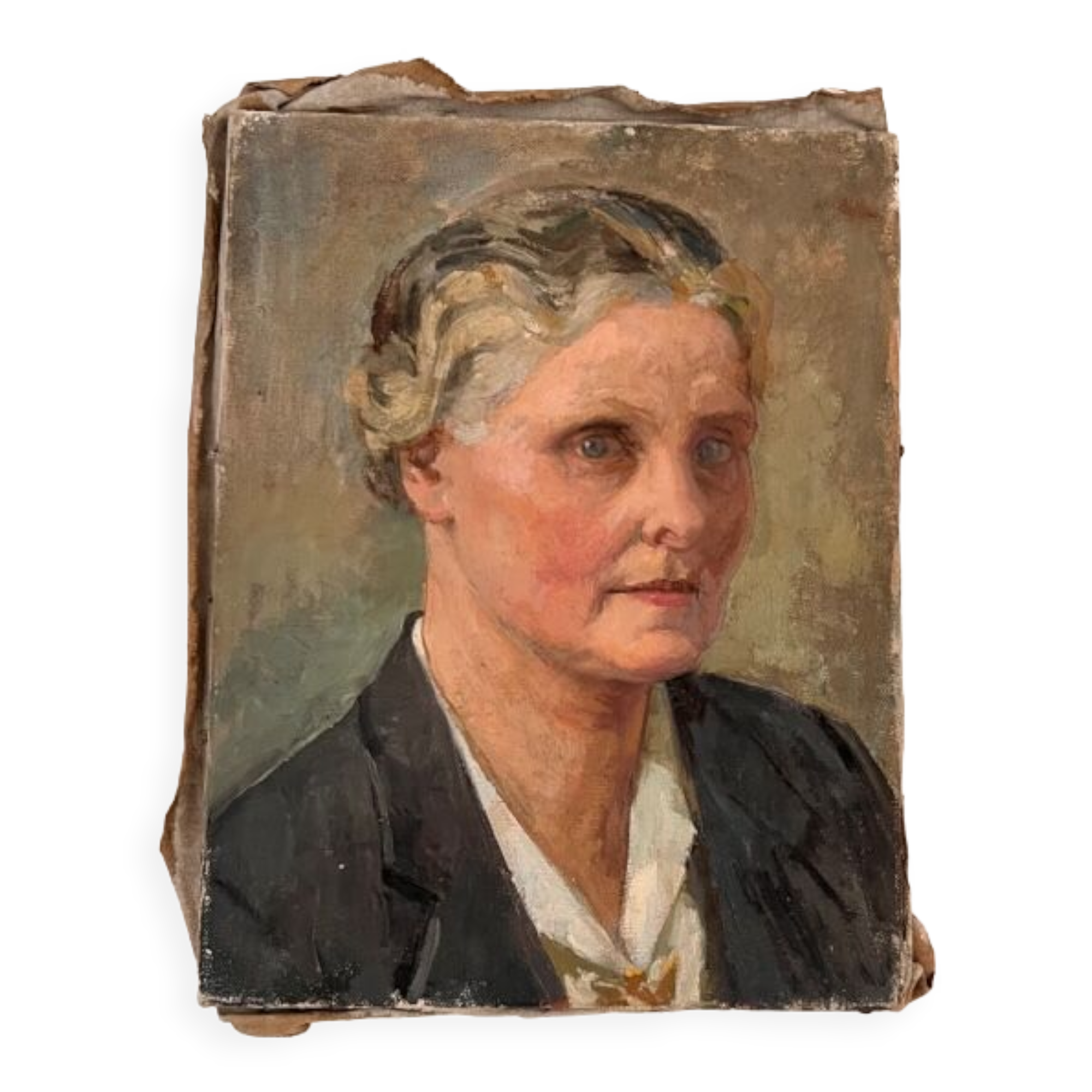 Portrait of a woman in profile