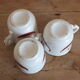 Lot 3 cups old orientalist decoration (Crescent Moon and star)