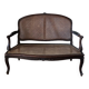 Caned bench in Louis XV style