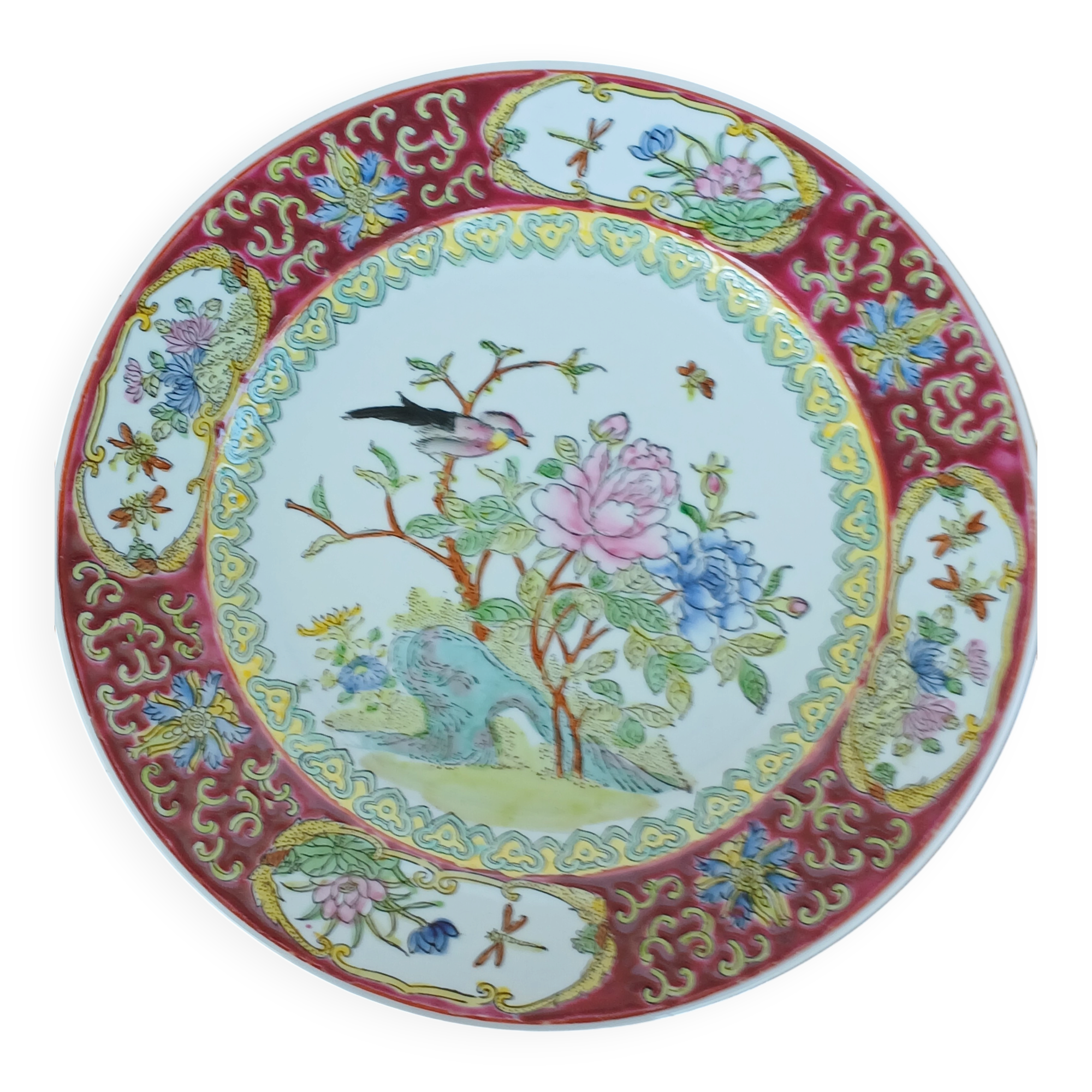 Vintage Chinese collector's plate from the 1940s.