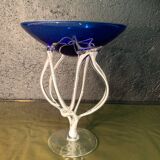 Murano, stretched glass standing cut. 1960