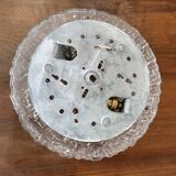 Round vintage glass ceiling light 24cm