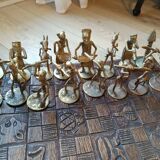 Jeu d'échec africain art tribal