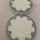 8 flat plates iron earth Salins, model Céline