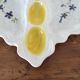 Vintage egg and raw vegetable platter