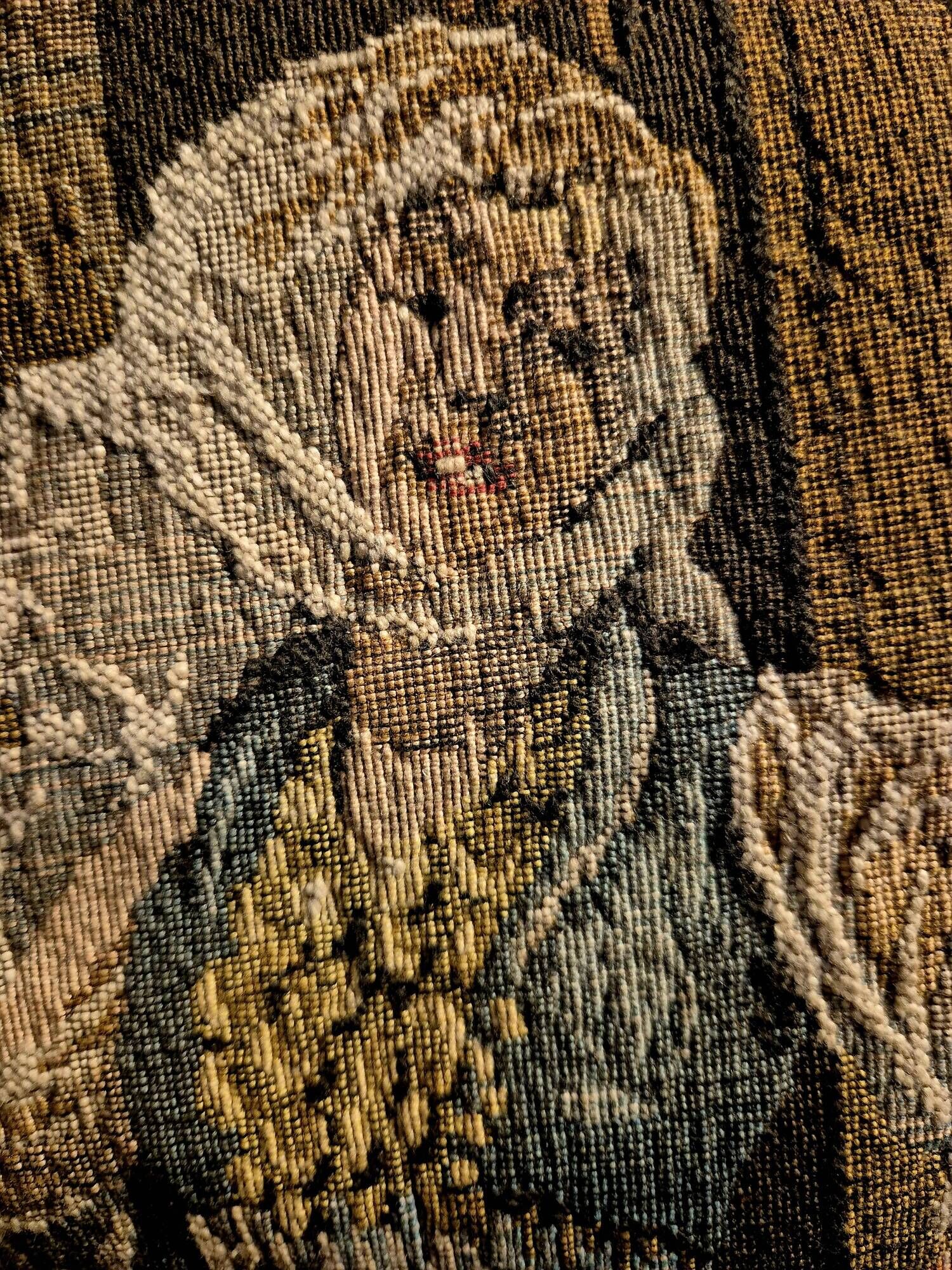 Oriental tapestry hanging
