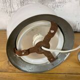 Pair of opaline ceiling lights