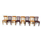 Set of 8 bistro chairs