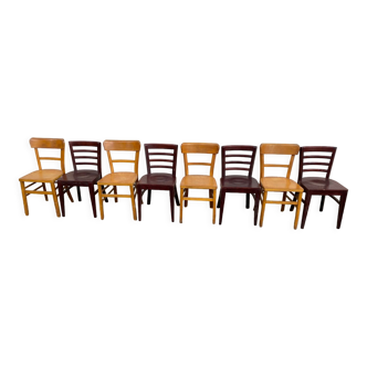 Set de 8 chaises bistrot