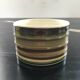 Signed striped flowerpot