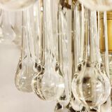 Wall lamp "Venini" of crystals. Italy 1970s