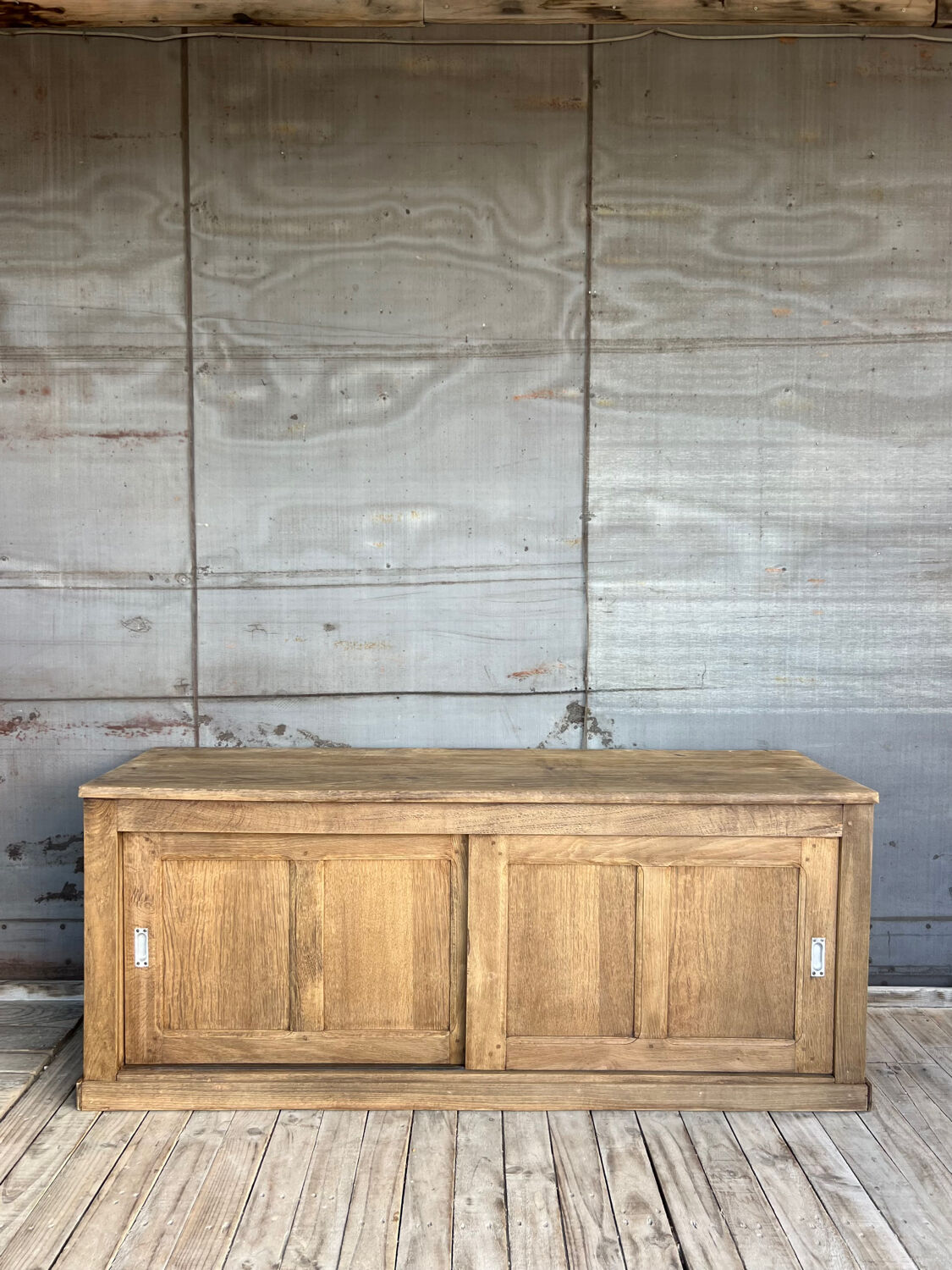 Low cabinet with sliding doors