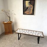 Modernist coffee table in glazed ceramic, circa 1960