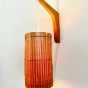 Pine Veneer Wall Lamp By Krásná Jibza For Uluv Bratislava, Former Czechoslovakia, 1950S