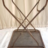 Folding old garden table