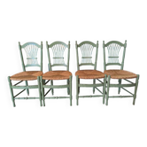 lot de 4 chaises en bois modèle Giverny marque "un jardin en plus"