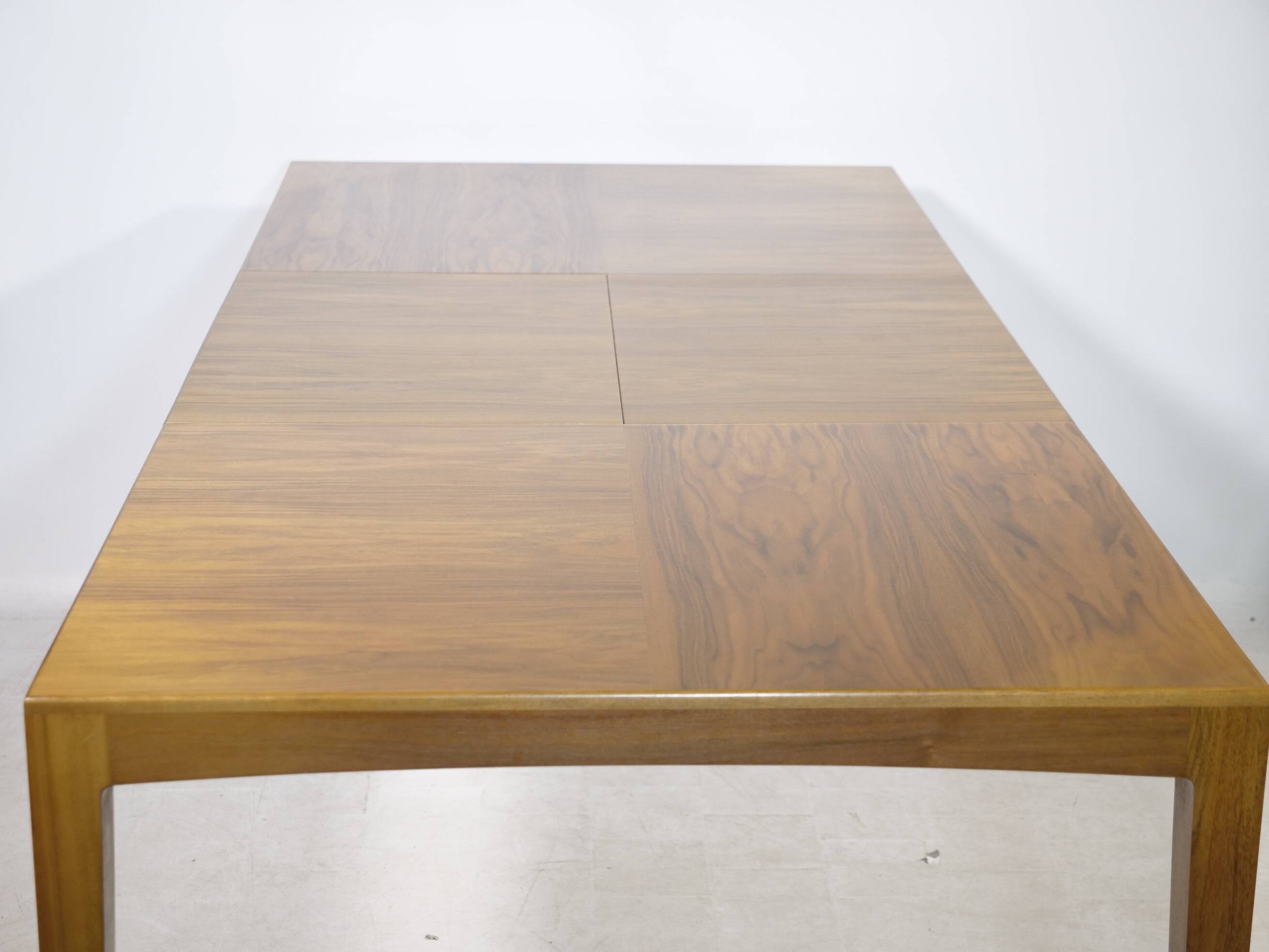 Extendable Walnut Dining Table by Hartmut Lohmeyer for Wilkhahn, 1960s