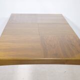 Extendable Walnut Dining Table by Hartmut Lohmeyer for Wilkhahn, 1960s