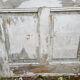 Old glass door beautiful patina. Height: 207.5 cm