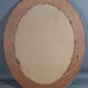 Old oval frame gilded stucco wood 50.5x40 cm, leaf 40x29.8 cm circa 1930 SB
